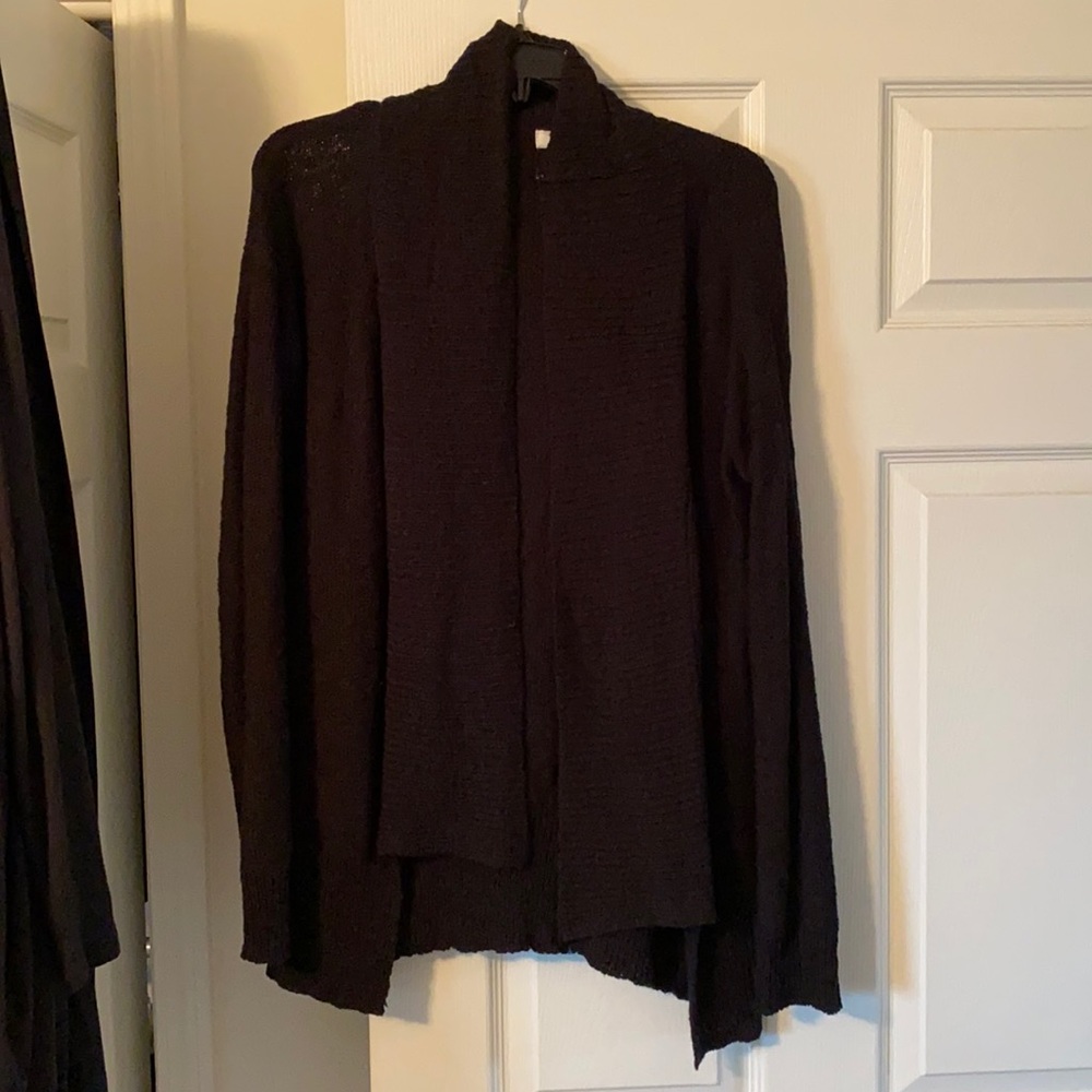 Black cardigan